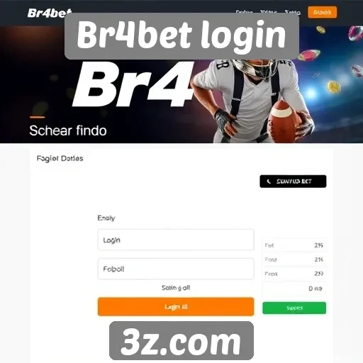 Experiência de usuário no site Br4bet login